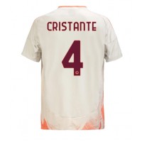 Fotballdrakt Herre AS Roma Bryan Cristante #4 Bortedrakt 2024-25 Kortermet